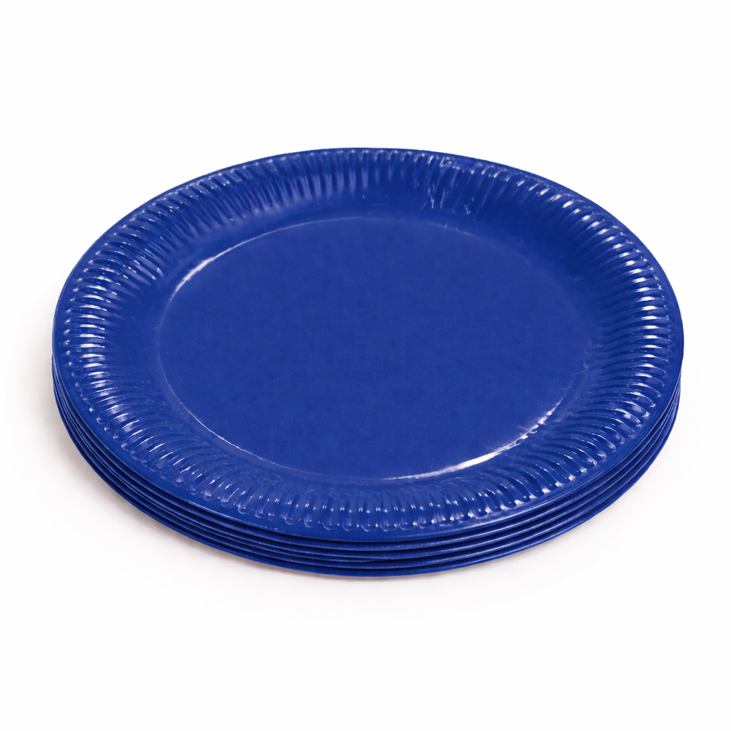 Dark Blue Paper Plates (10PCS)