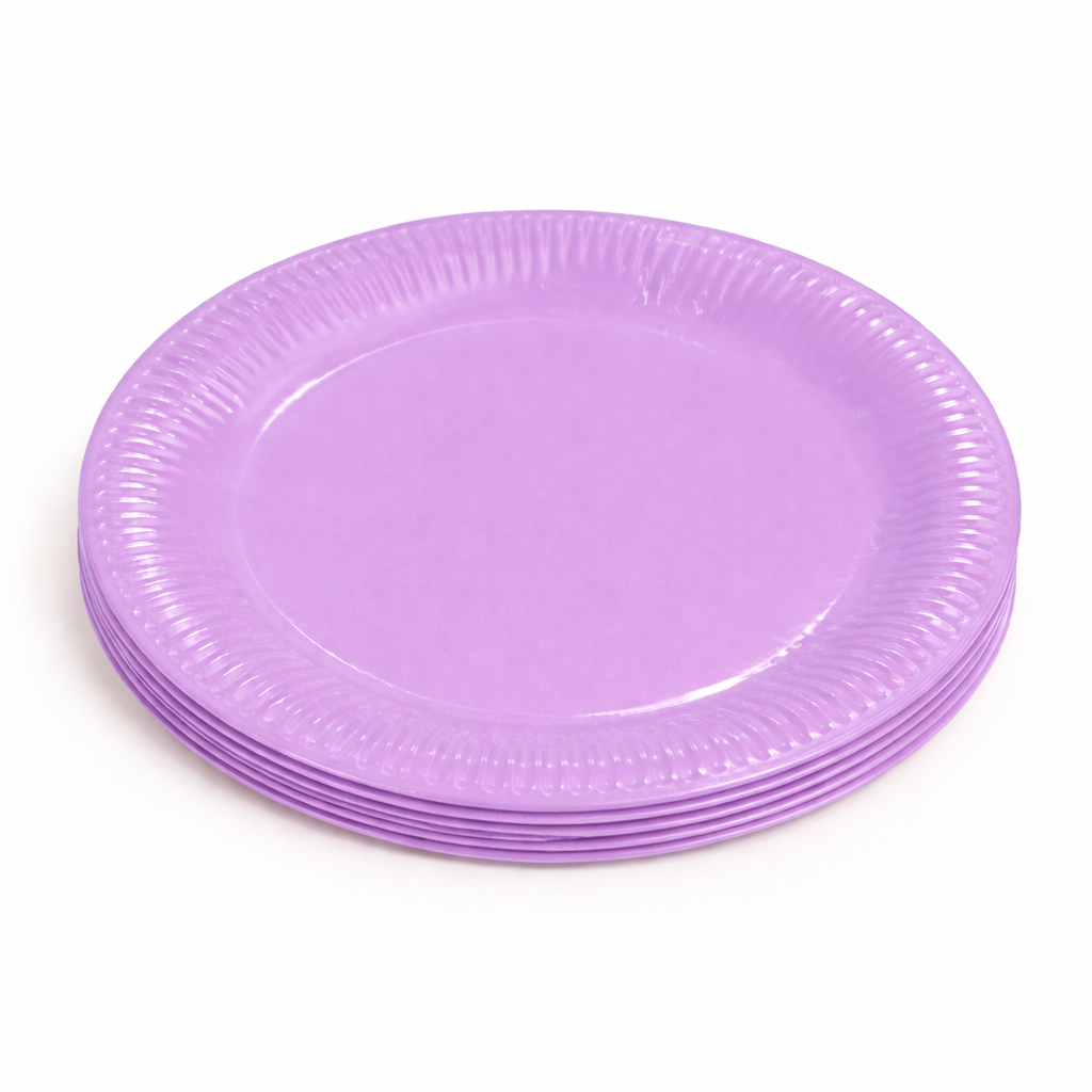 Light Purple Paper Plates (10PCS)