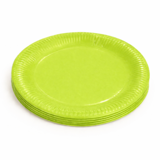 Lime Green Paper Plates (10PCS)