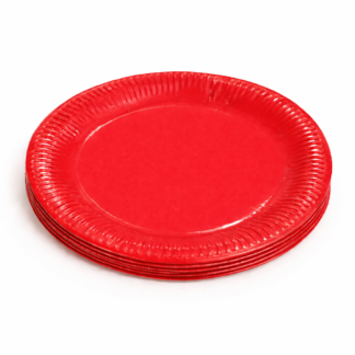 Red Paper Plates (10PCS)