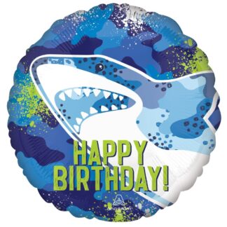 Shark Happy Birthday Balloon